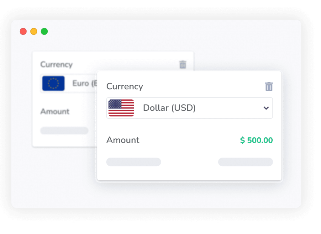 37 currencies in your hands at any time.